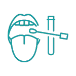 ícone de swab coleta