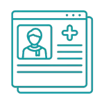 ícone de registro médico